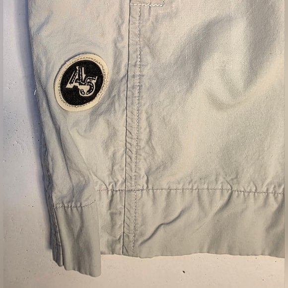 Men' White Cotton Capris Cargo Shorts, 34 waist, Like New, WPN brand - Picture 5 of 11